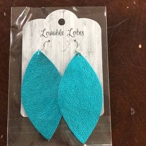 Leather earrings